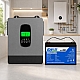 1,28 кВт*год LiFePO4 Комплект резервного живлення інвертор Datouboss 1 кВт + 12V/100Ah акумулятор Easun Power, Уцінка!